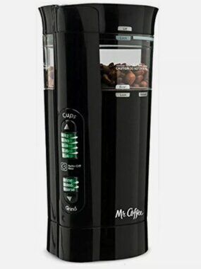 Mr Coffee Programmable Coffee Grinder IDS77 Black (4–12 Cup Capacity) NEW IN B